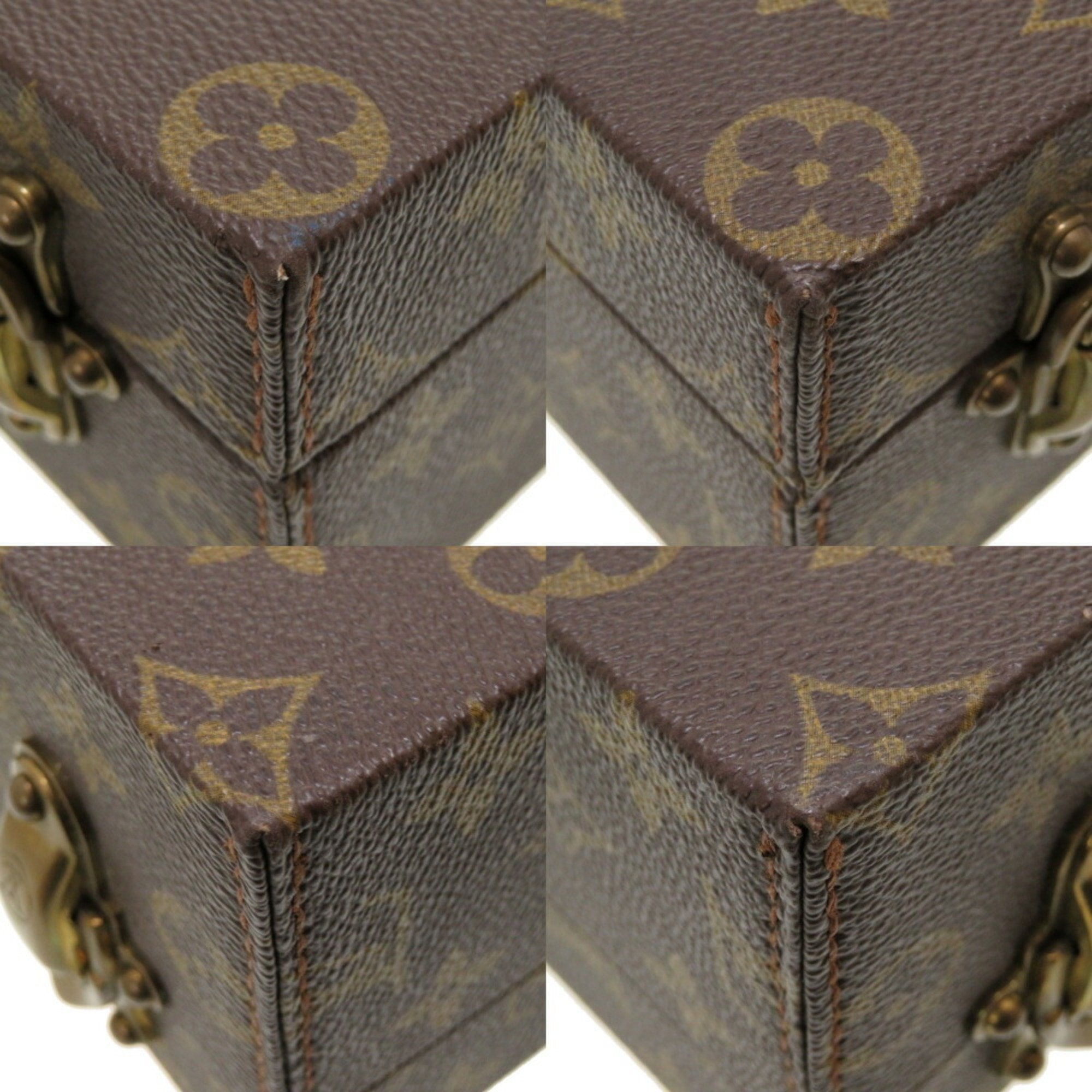 Louis Vuitton Brown Canvas boite  bijoux briefcase bag