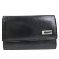 Gucci Black Leather Key case wallet accessories