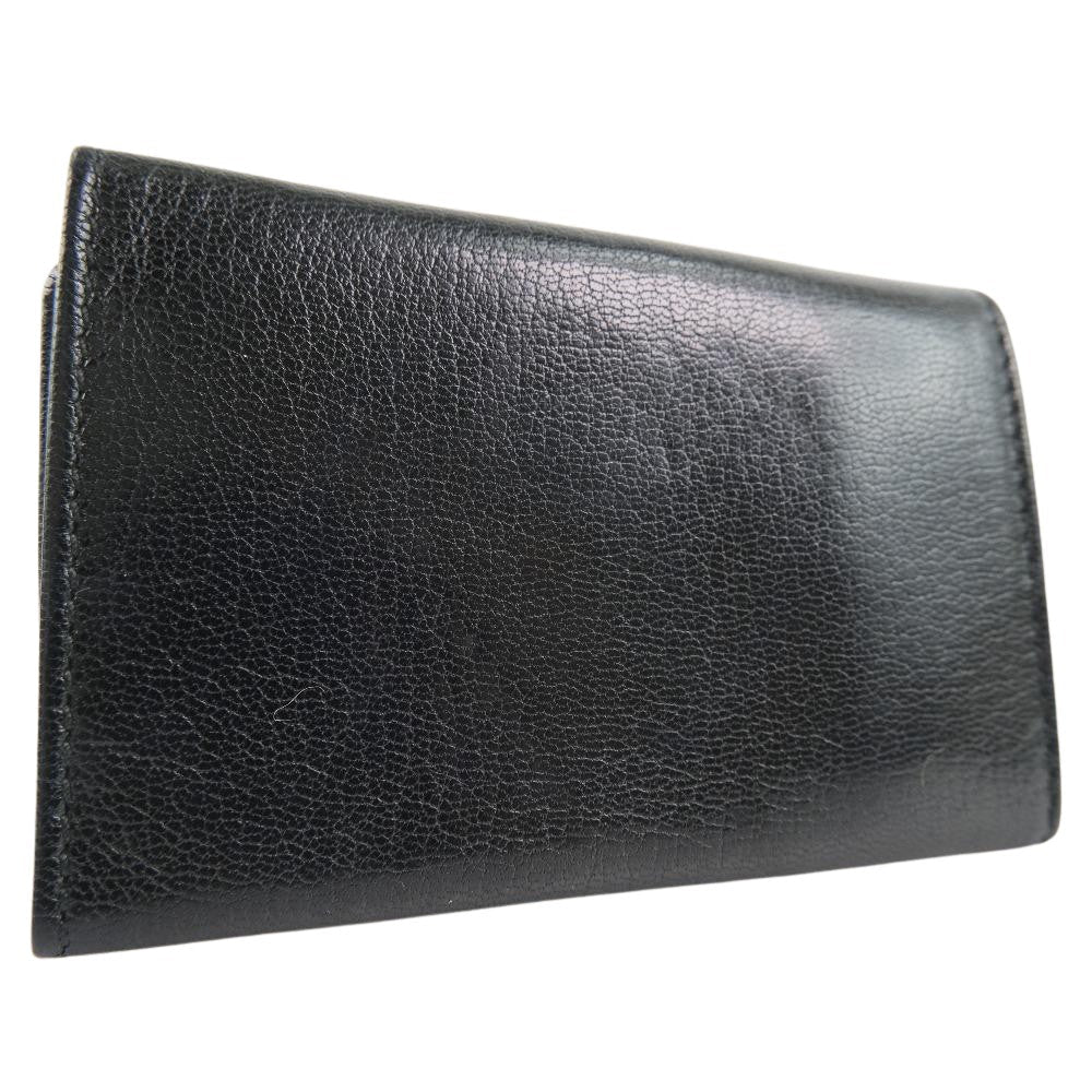 Gucci Black Leather Key case wallet accessories
