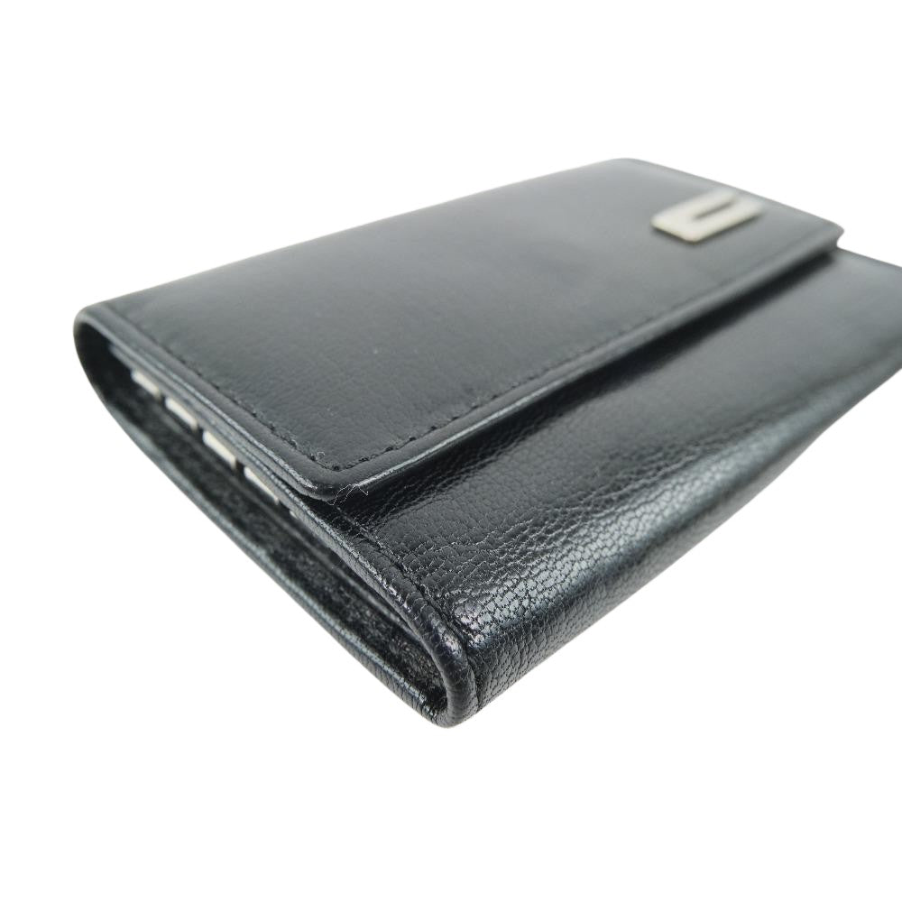 Gucci Black Leather Key case wallet accessories