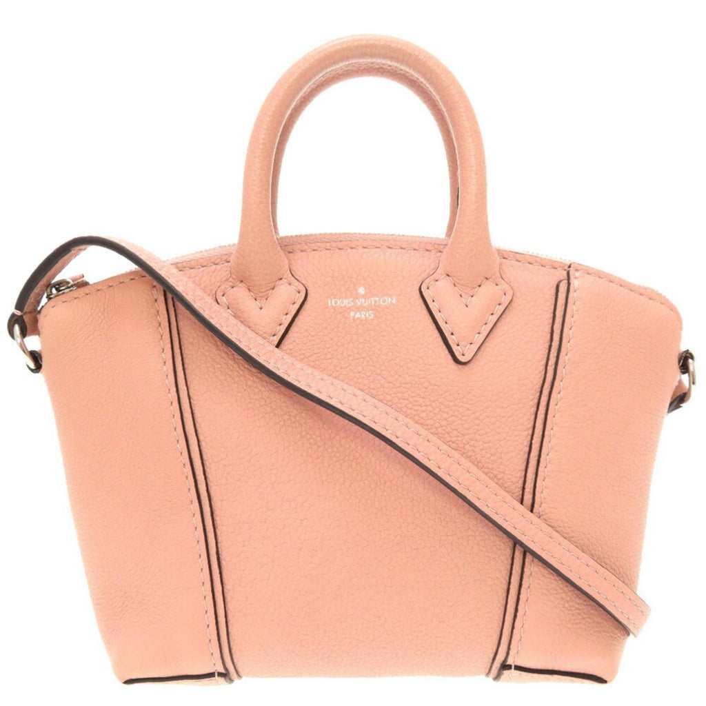 Louis Vuitton Pink Leather Lockit handbag bag