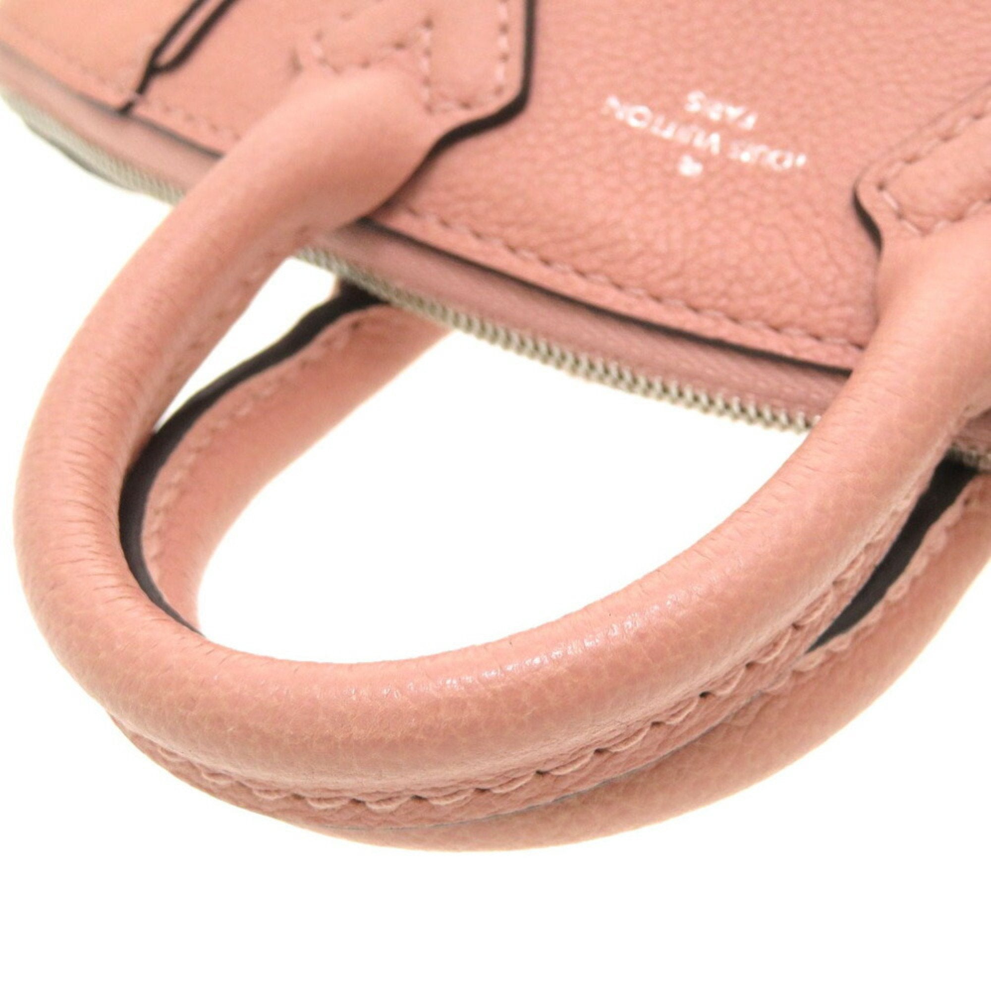 Louis Vuitton Pink Leather Lockit handbag bag