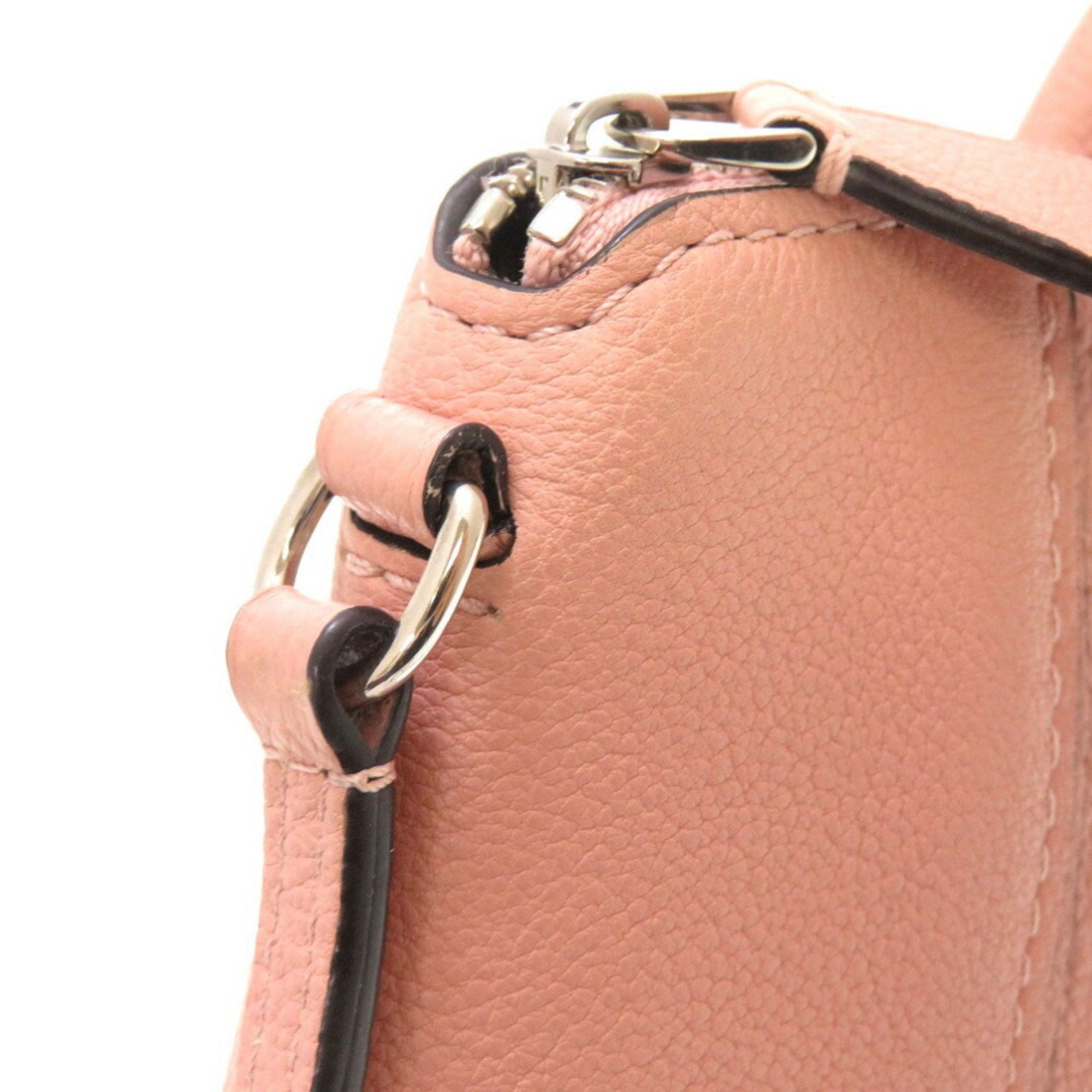 Louis Vuitton Pink Leather Lockit handbag bag