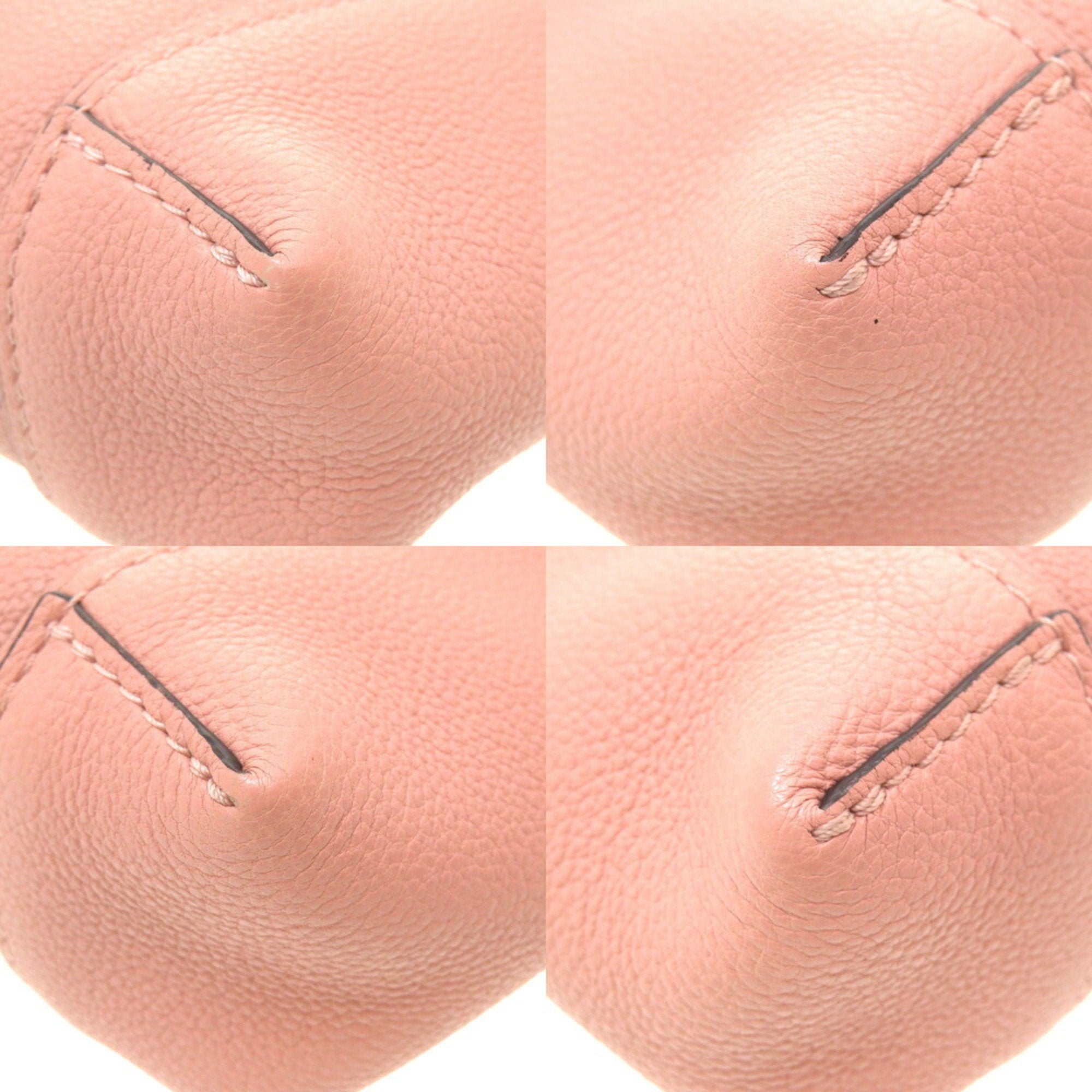 Louis Vuitton Pink Leather Lockit handbag bag