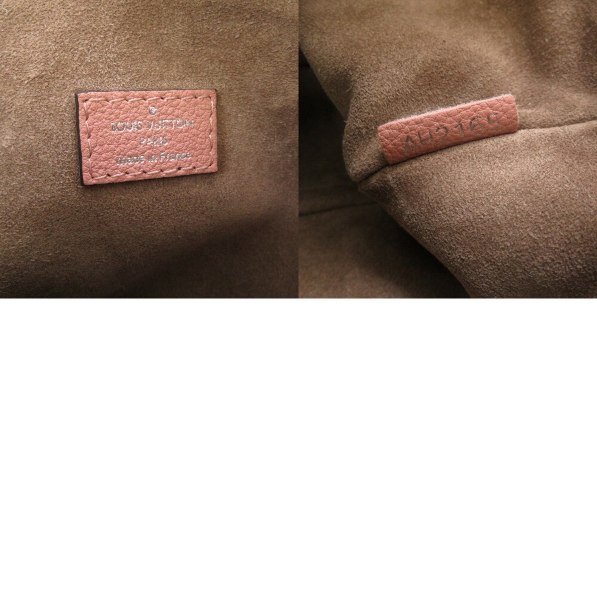 Louis Vuitton Pink Leather Lockit handbag bag