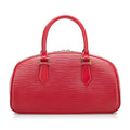 Louis Vuitton Red Leather Jasmine handbag bag
