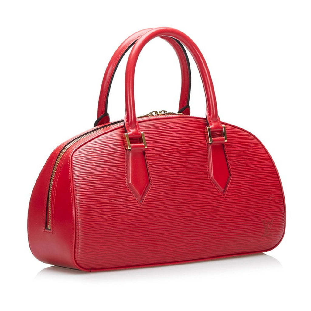 Louis Vuitton Red Leather Jasmine handbag bag
