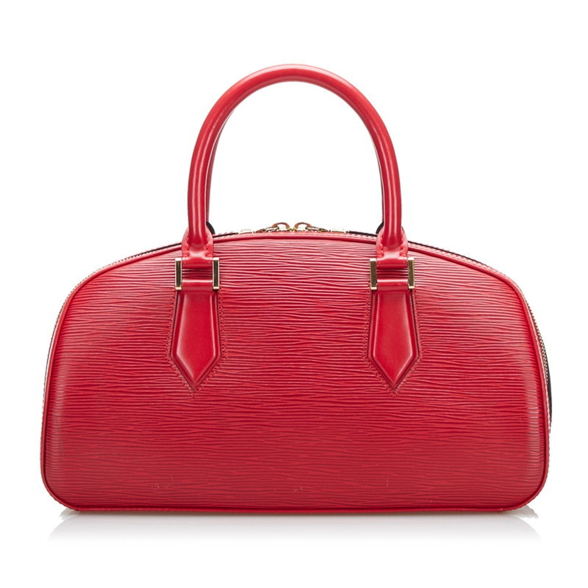Louis Vuitton Red Leather Jasmine handbag bag