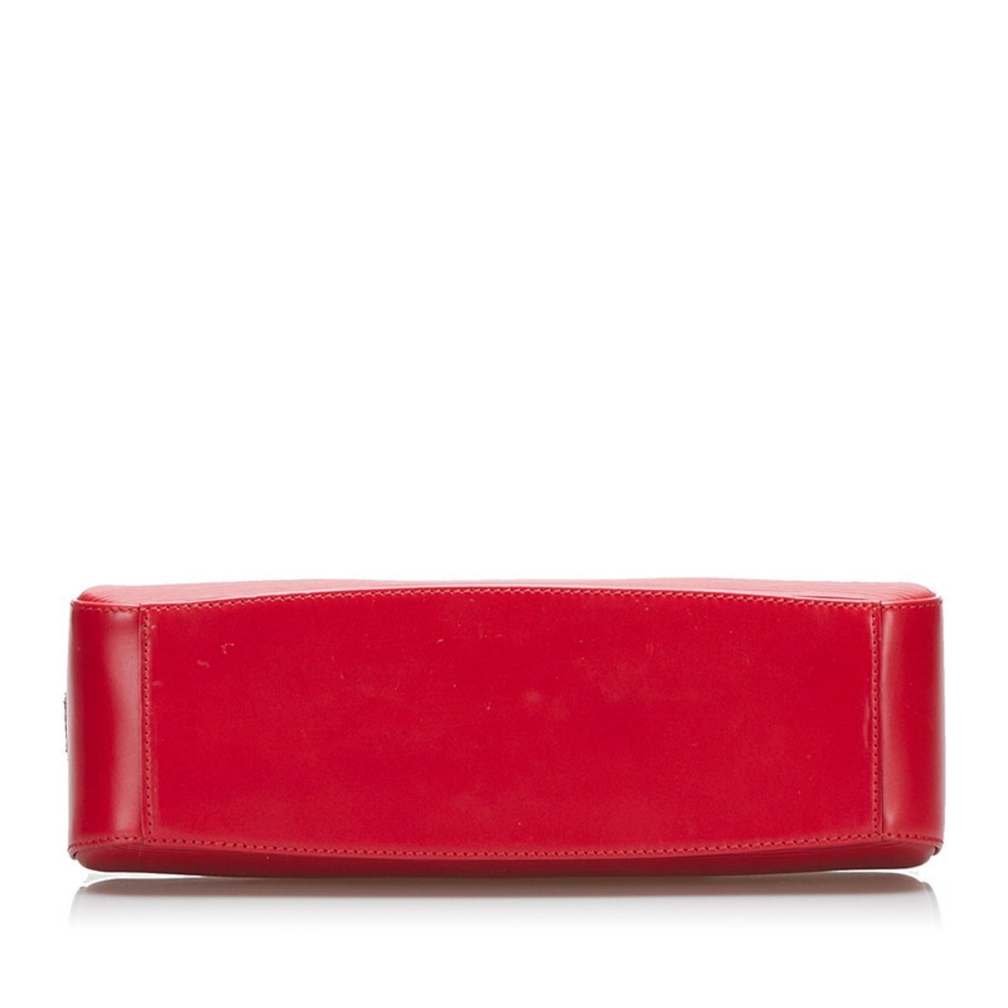 Louis Vuitton Red Leather Jasmine handbag bag