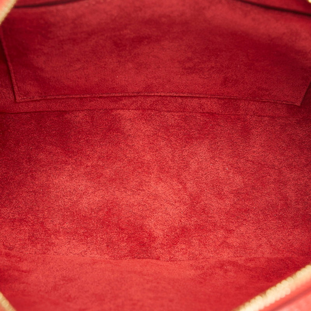 Louis Vuitton Red Leather Jasmine handbag bag