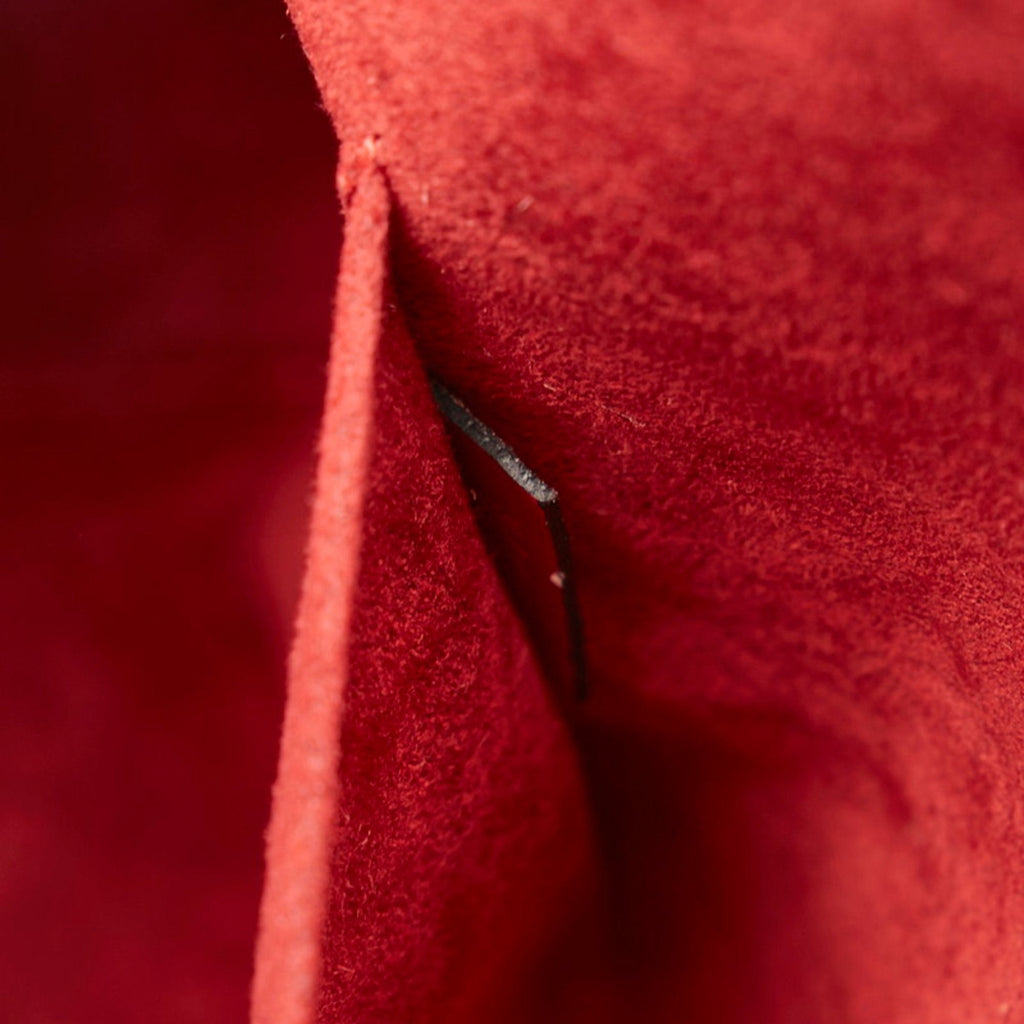 Louis Vuitton Red Leather Jasmine handbag bag