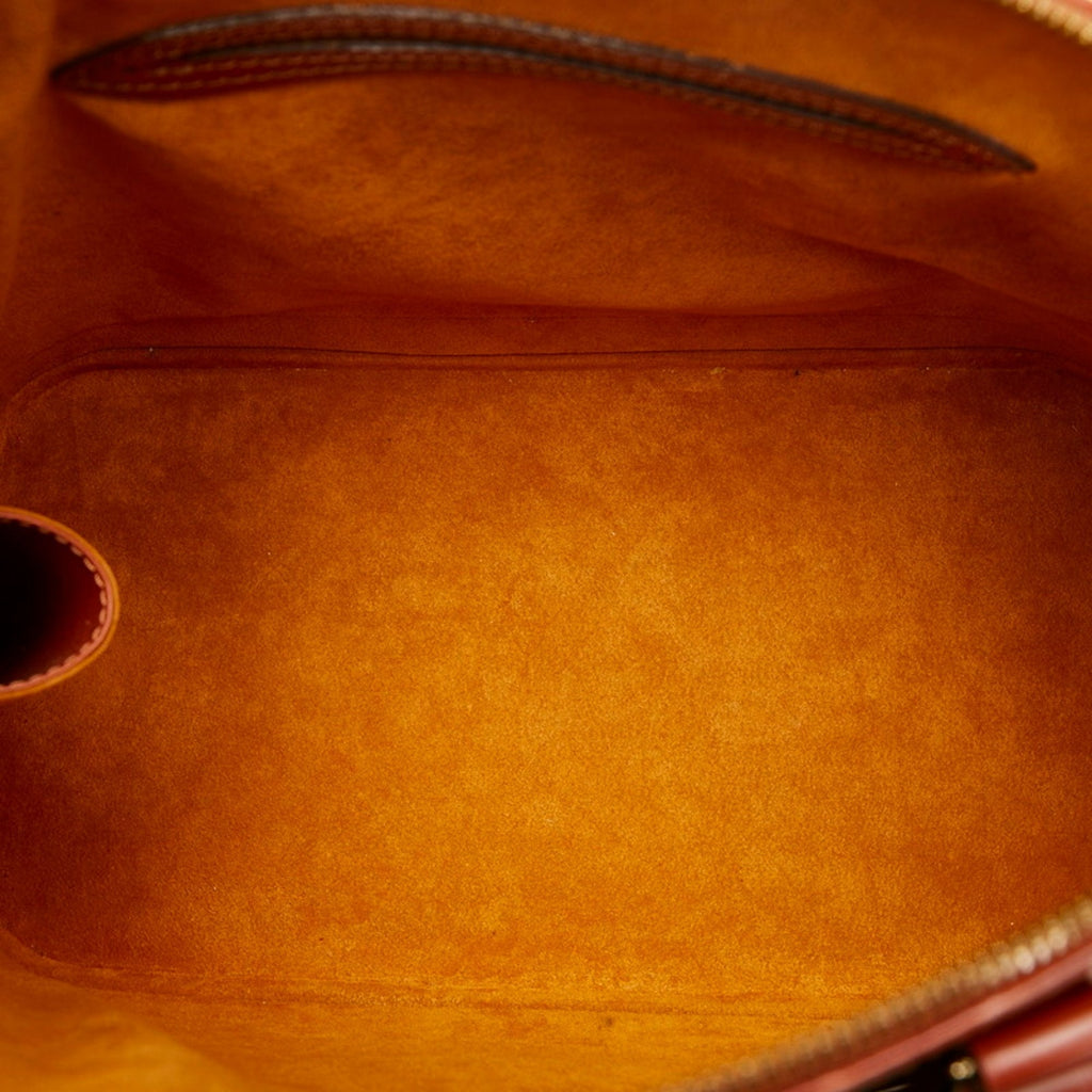 Louis Vuitton Brown Leather Alma handbag bag