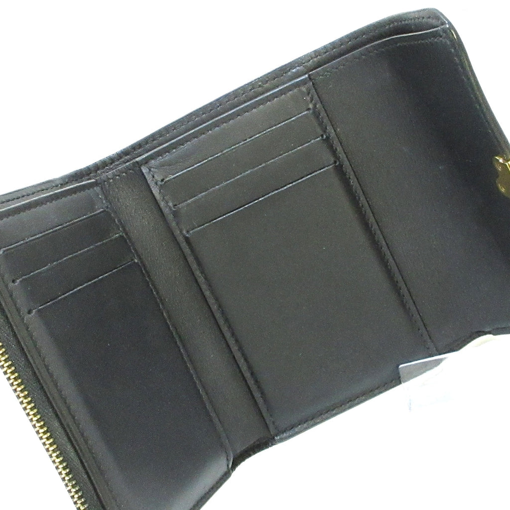 Louis Vuitton Black Canvas Cherrywood wallet accessories