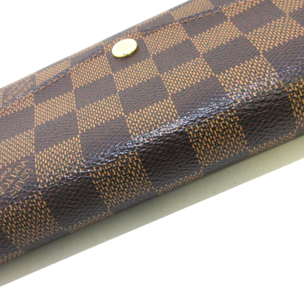 Louis Vuitton Brown Canvas Portefeuille Sarah wallet accessories