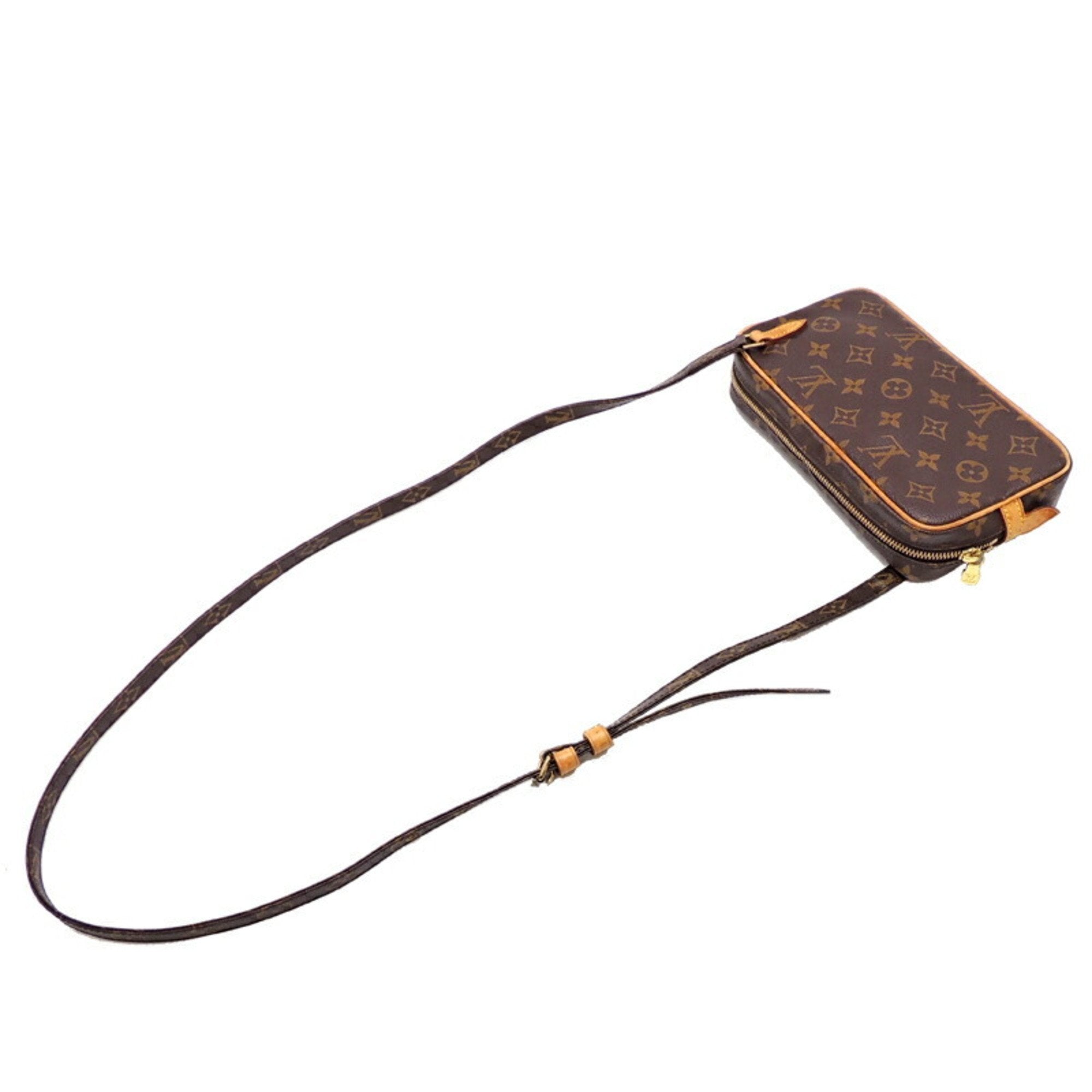 Louis Vuitton Brown Canvas Marly shoulder bag