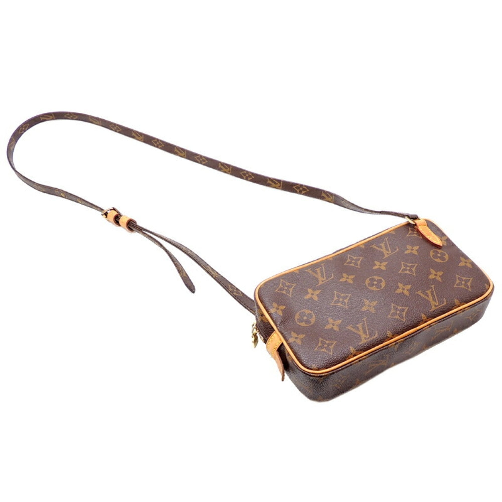 Louis Vuitton Brown Canvas Marly shoulder bag