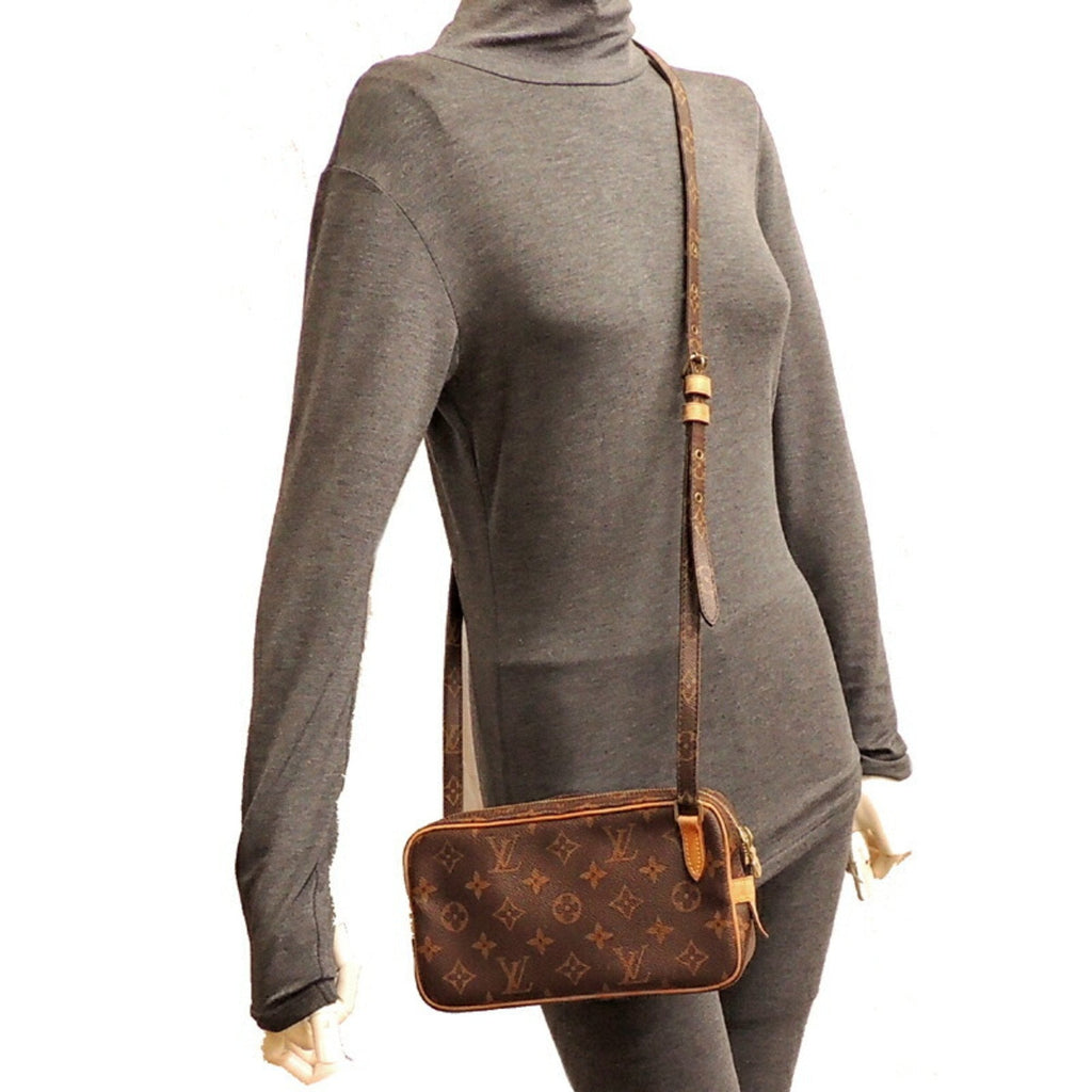 Louis Vuitton Brown Canvas Marly shoulder bag