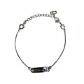 DIOR Logo Plate Bracelet Costume Bracelet