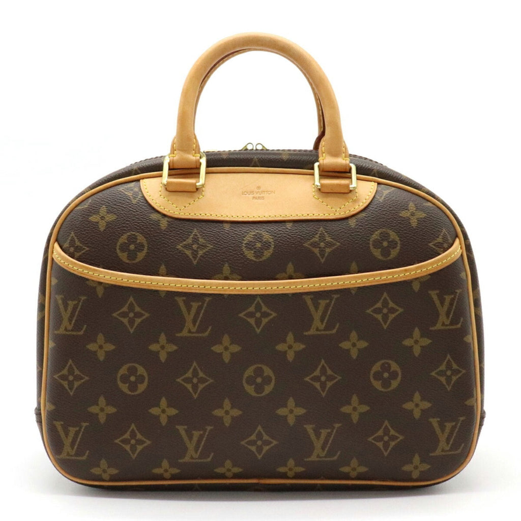 Louis Vuitton Brown Canvas Deauville handbag bag