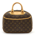 Louis Vuitton Brown Canvas Deauville handbag bag