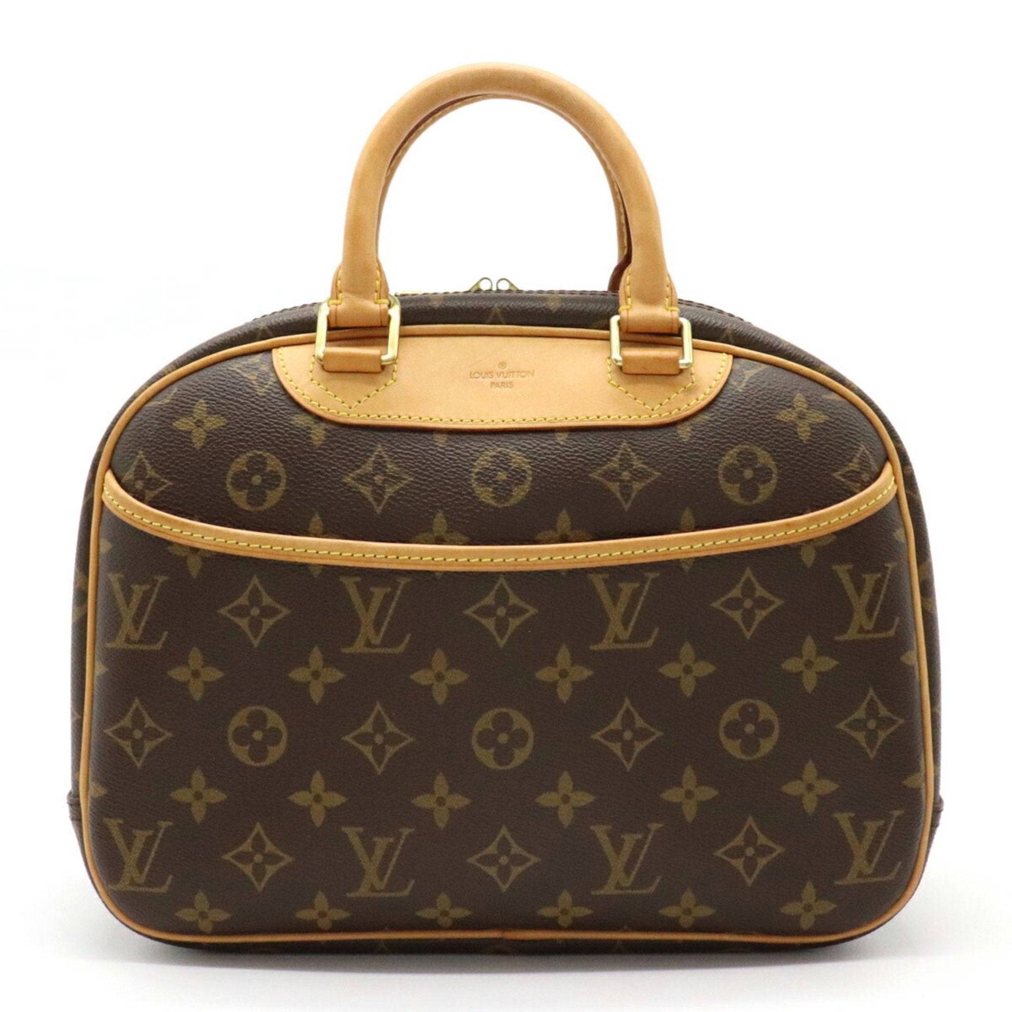 Louis Vuitton Brown Canvas Deauville handbag bag