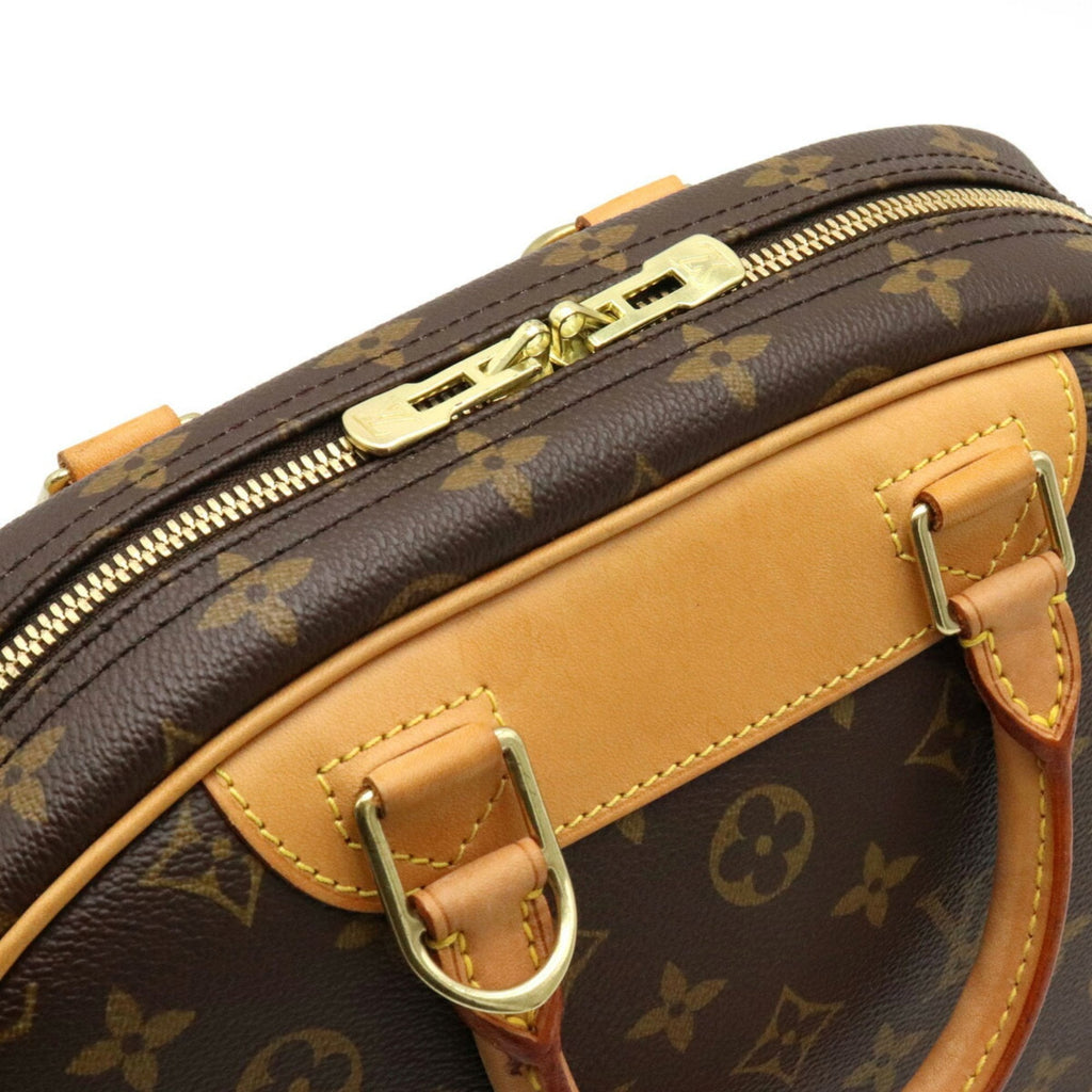 Louis Vuitton Brown Canvas Deauville handbag bag