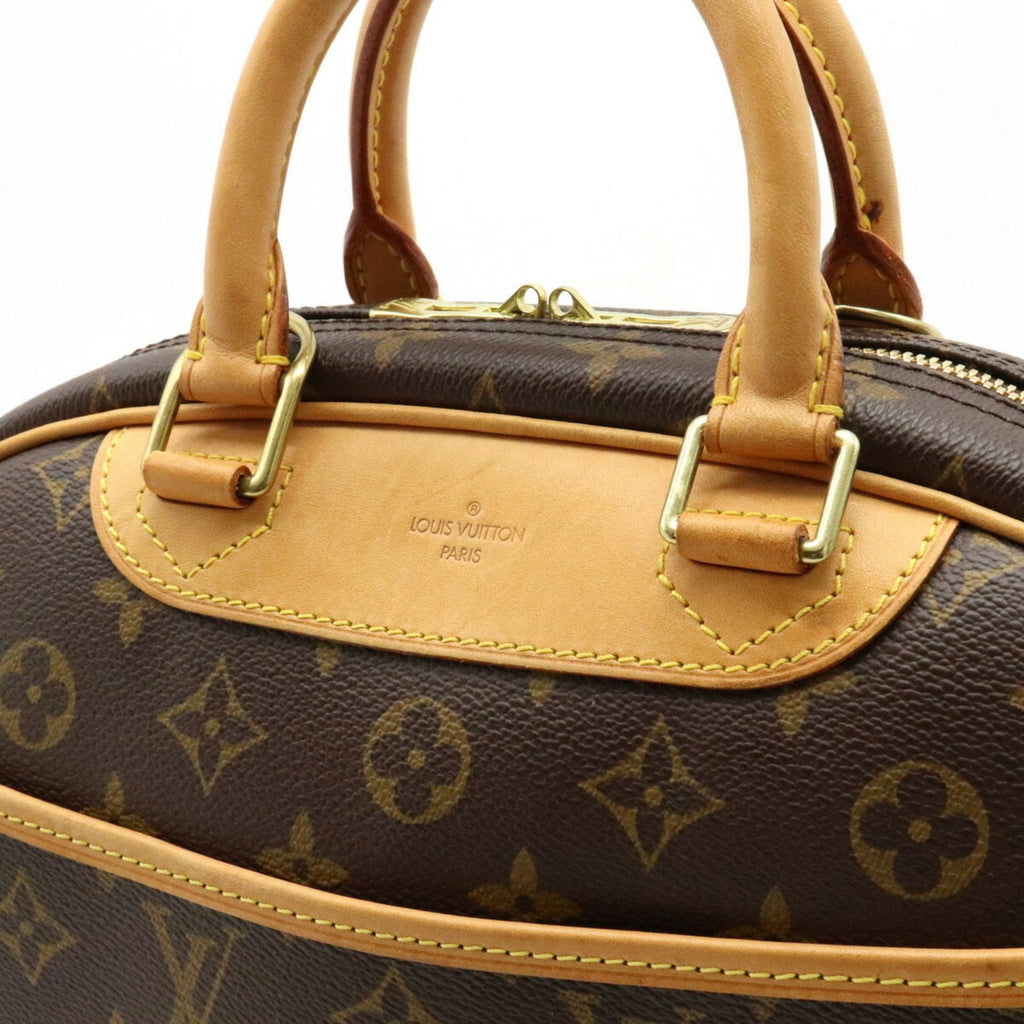 Louis Vuitton Brown Canvas Deauville handbag bag