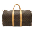 Louis Vuitton Brown Canvas Keepall 50 travel bag