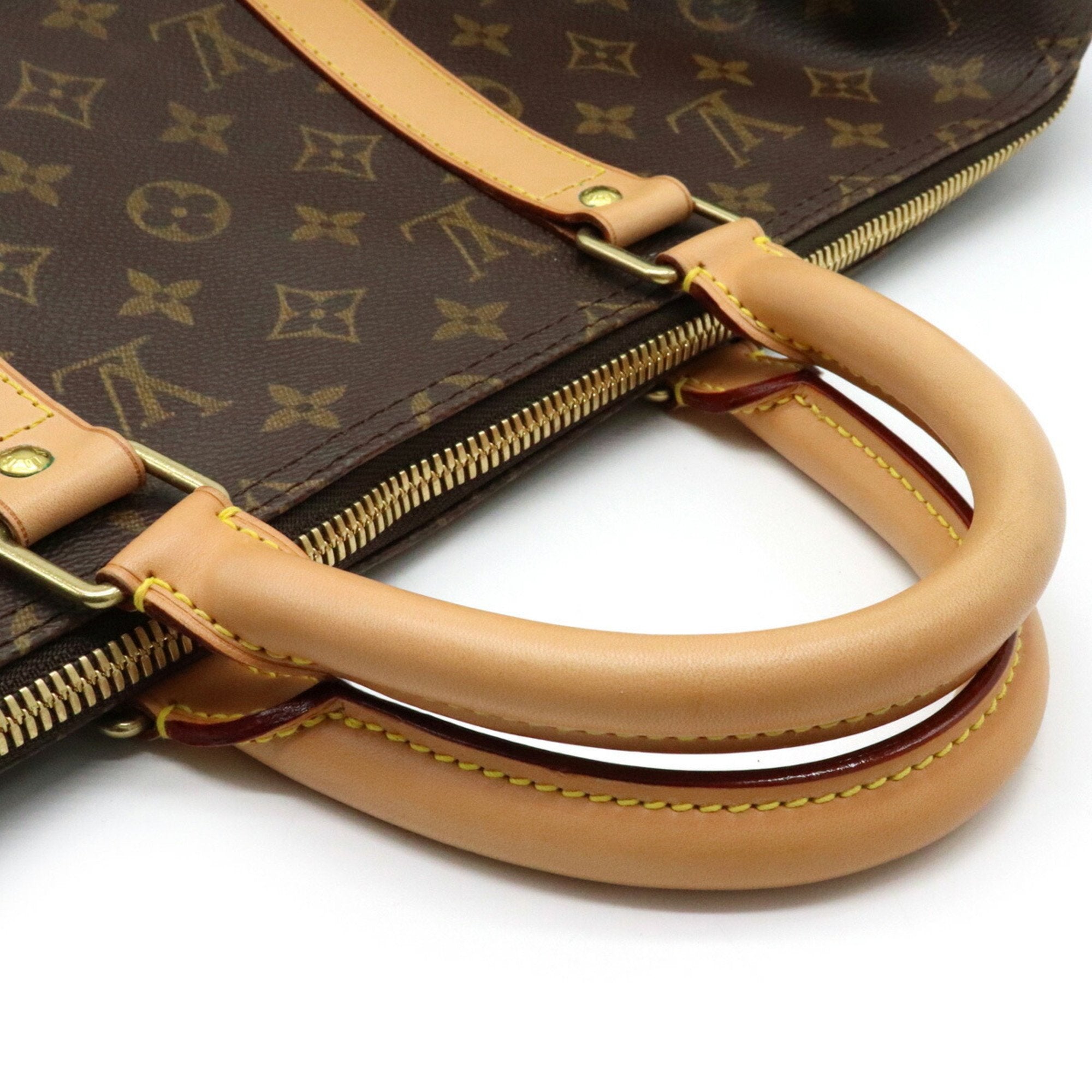 Louis Vuitton Brown Canvas Keepall 50 travel bag