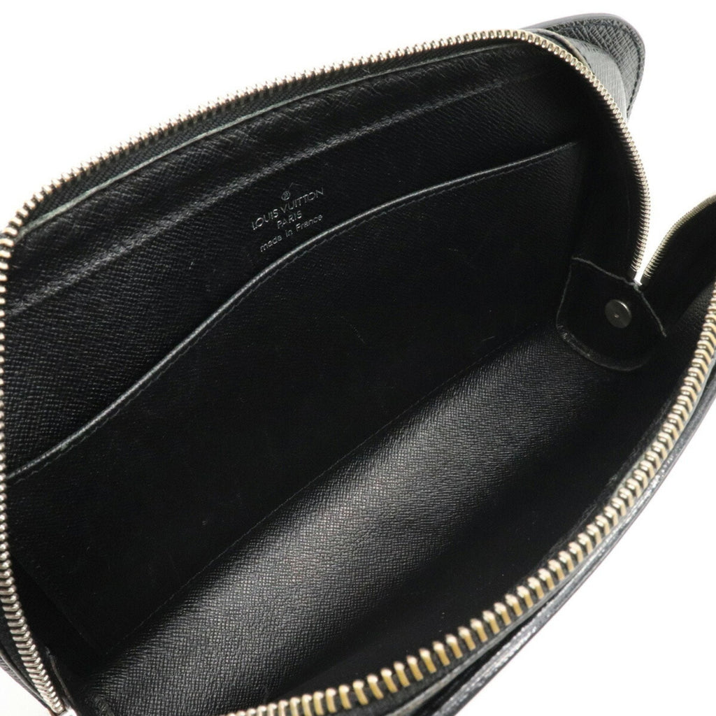 Louis Vuitton Black Leather Zippy XL wallet accessories