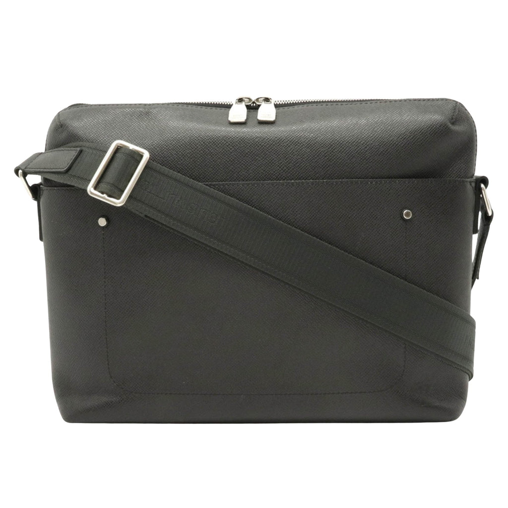 Louis Vuitton Black Leather Grigori shoulder bag
