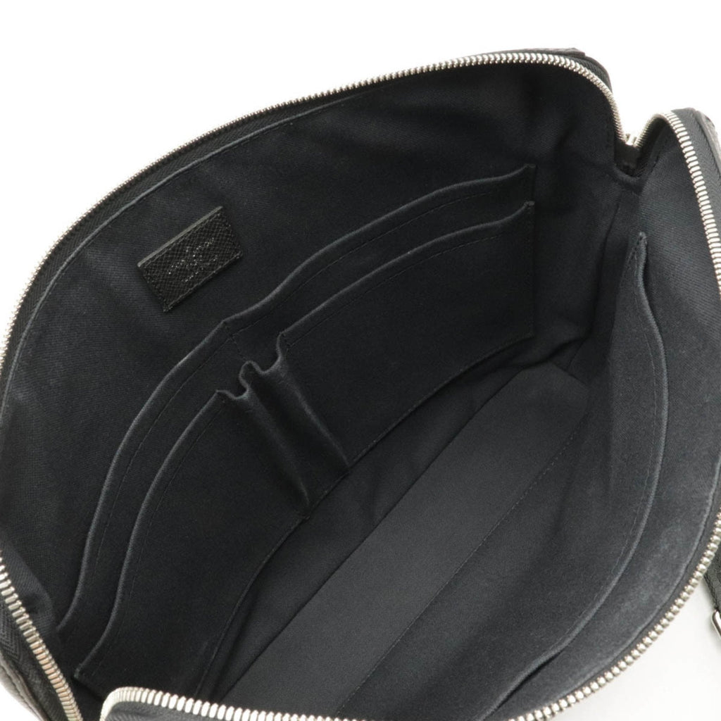Louis Vuitton Black Leather Grigori shoulder bag