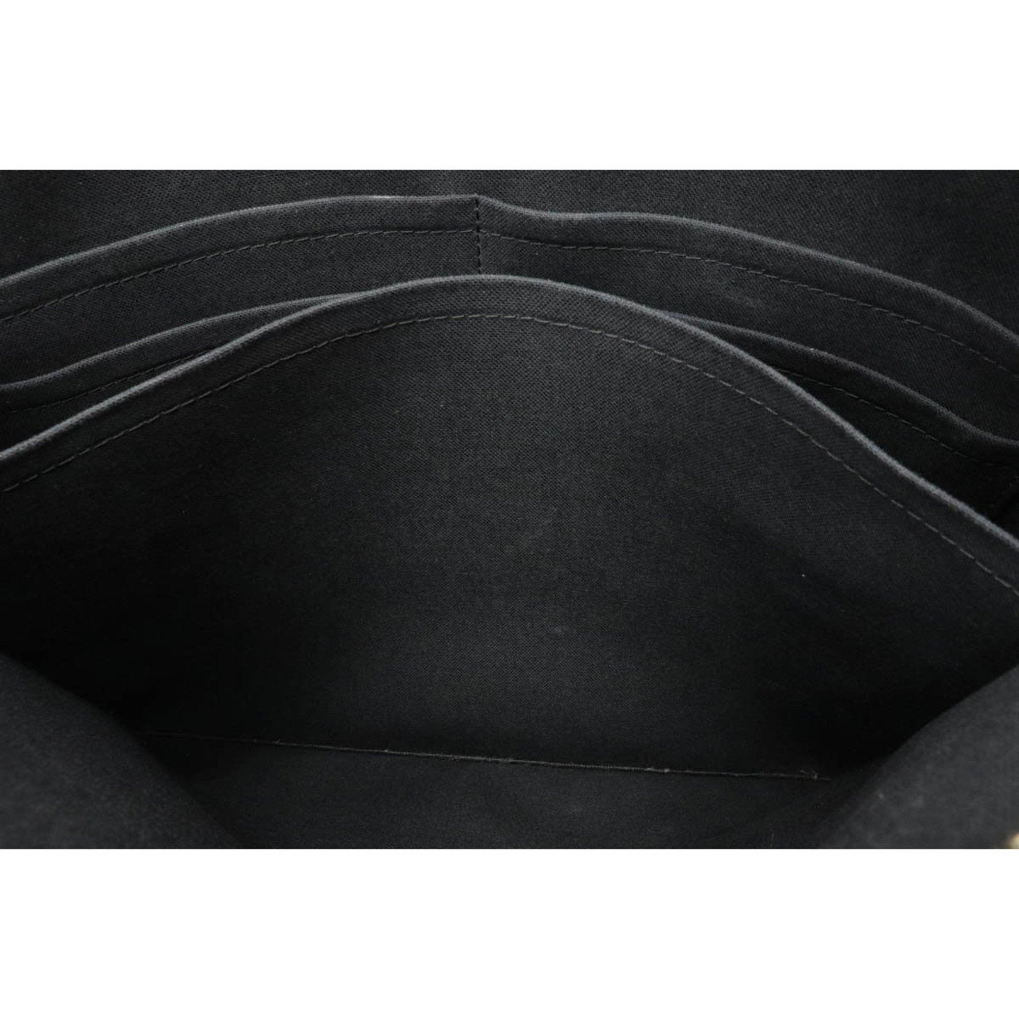 Louis Vuitton Black Leather Grigori shoulder bag