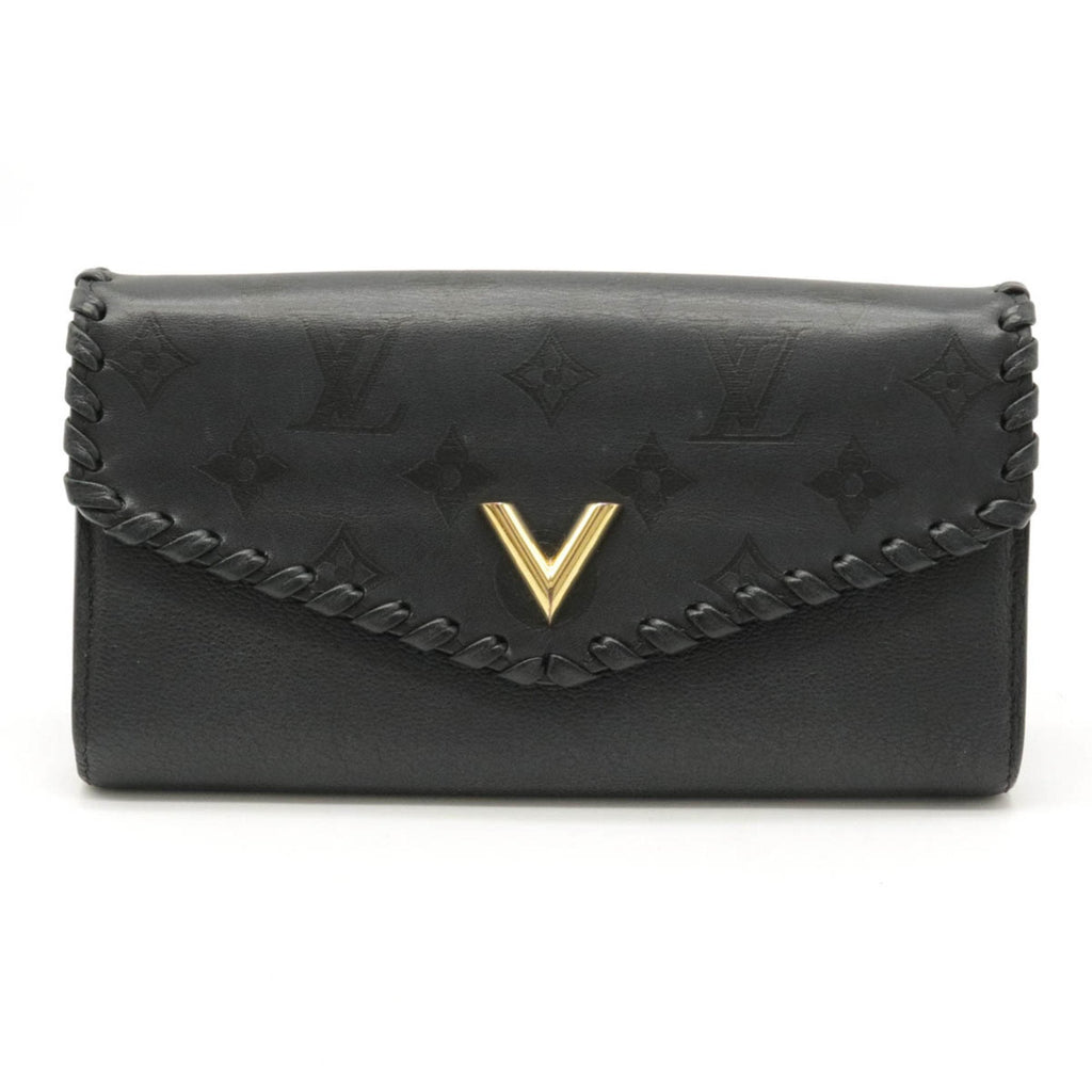 Louis Vuitton Black Leather  wallet accessories