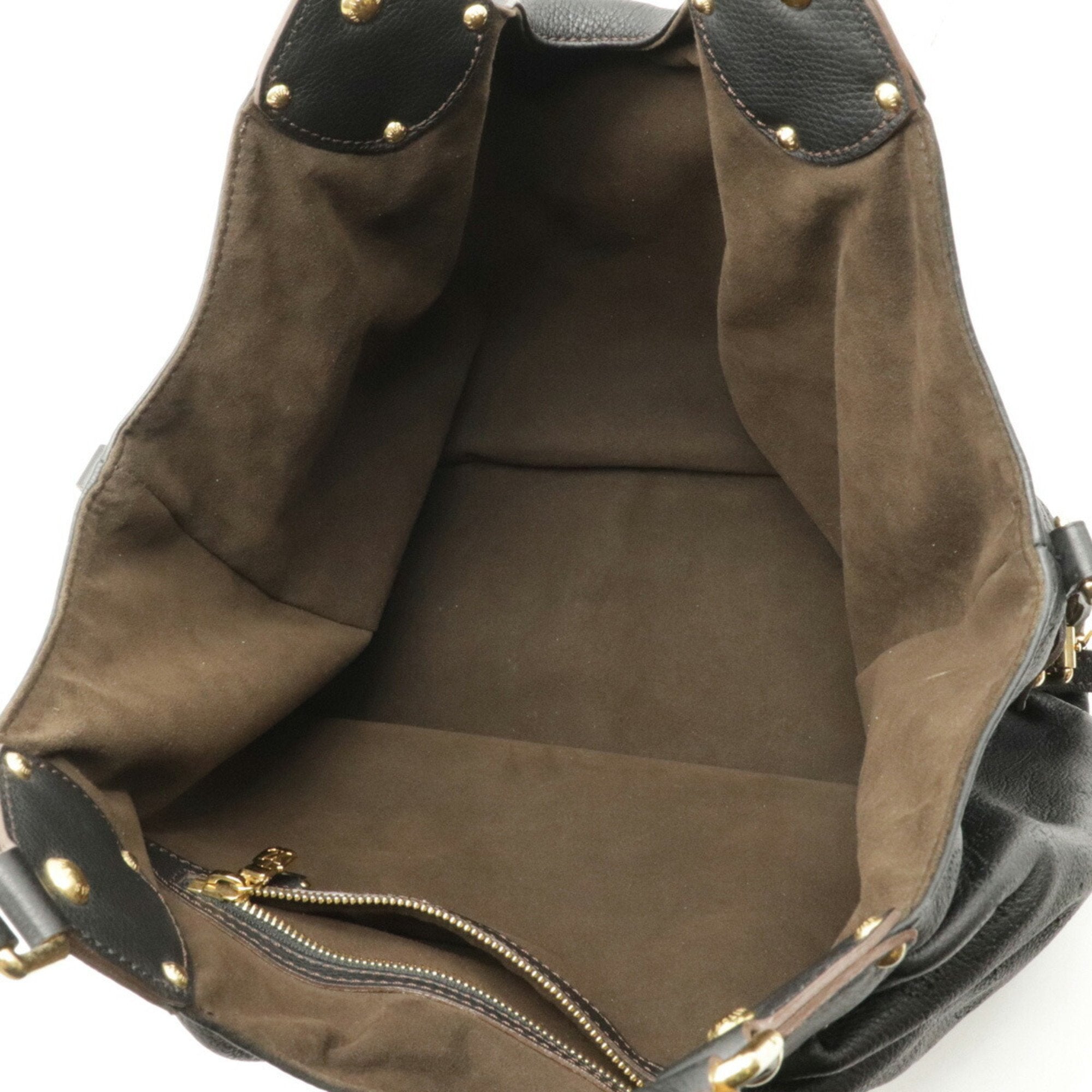 Louis Vuitton Black Leather Mahina shoulder bag