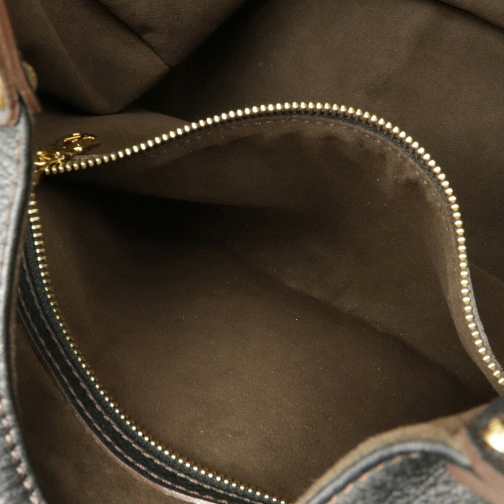 Louis Vuitton Black Leather Mahina shoulder bag