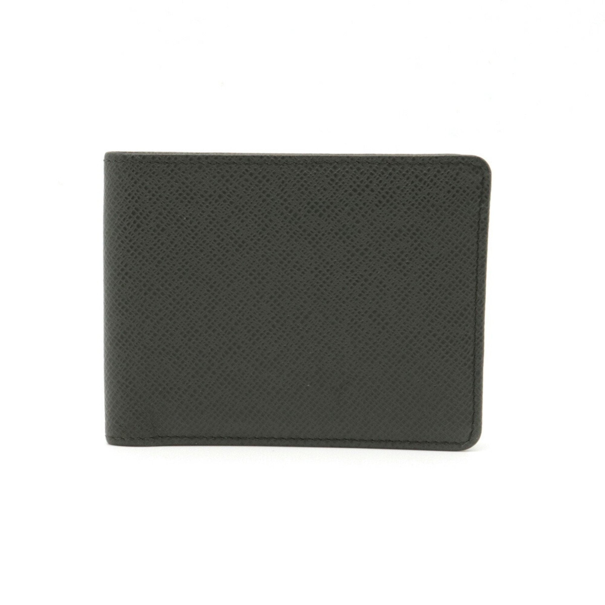 Louis Vuitton Black Leather PORTEFEUILLE MULTIPLE wallet accessories