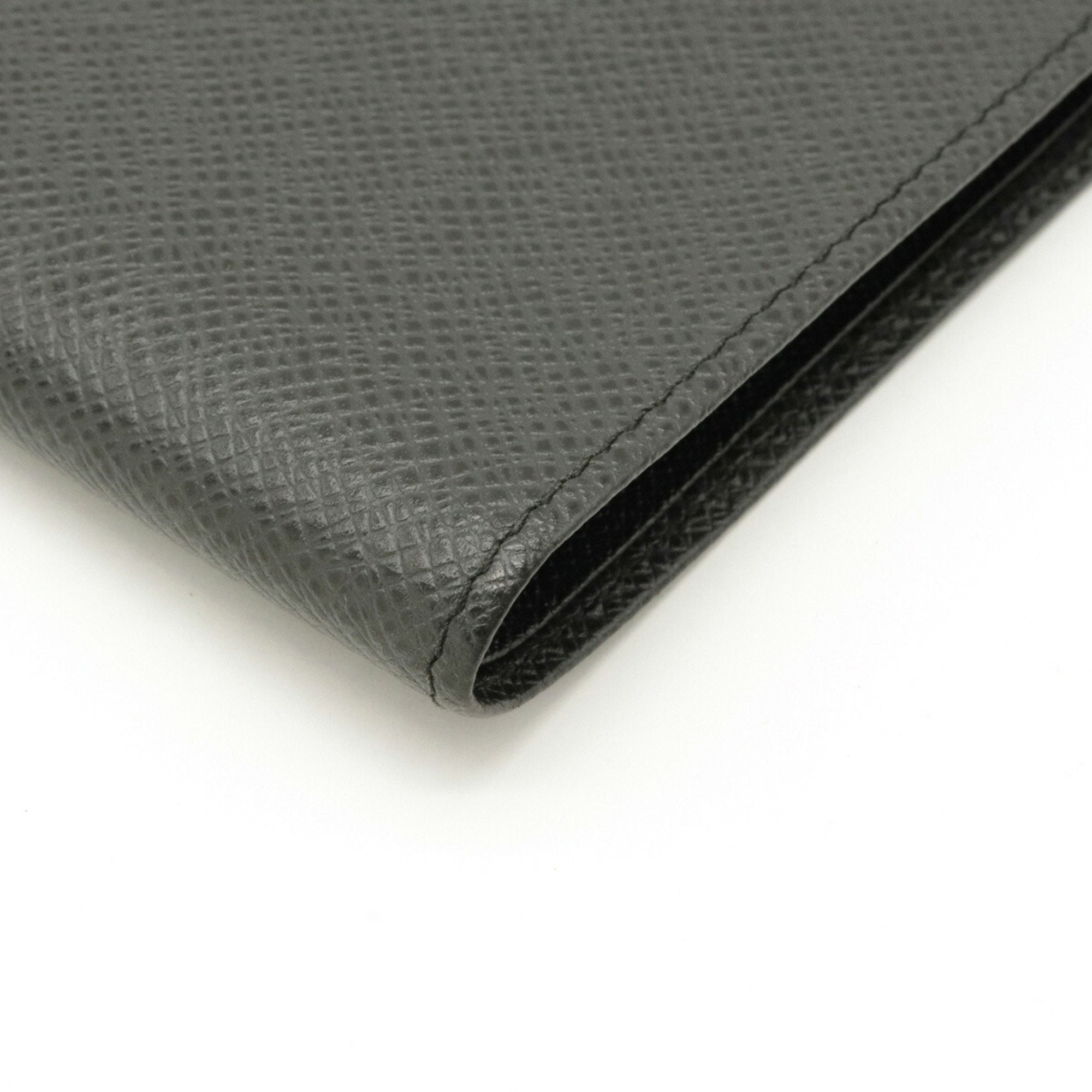 Louis Vuitton Black Leather PORTEFEUILLE MULTIPLE wallet accessories