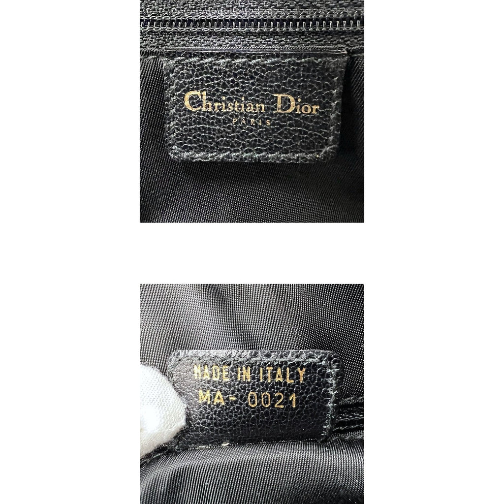 Christian Dior Vintage Double Saddle Mini Bowler Bag