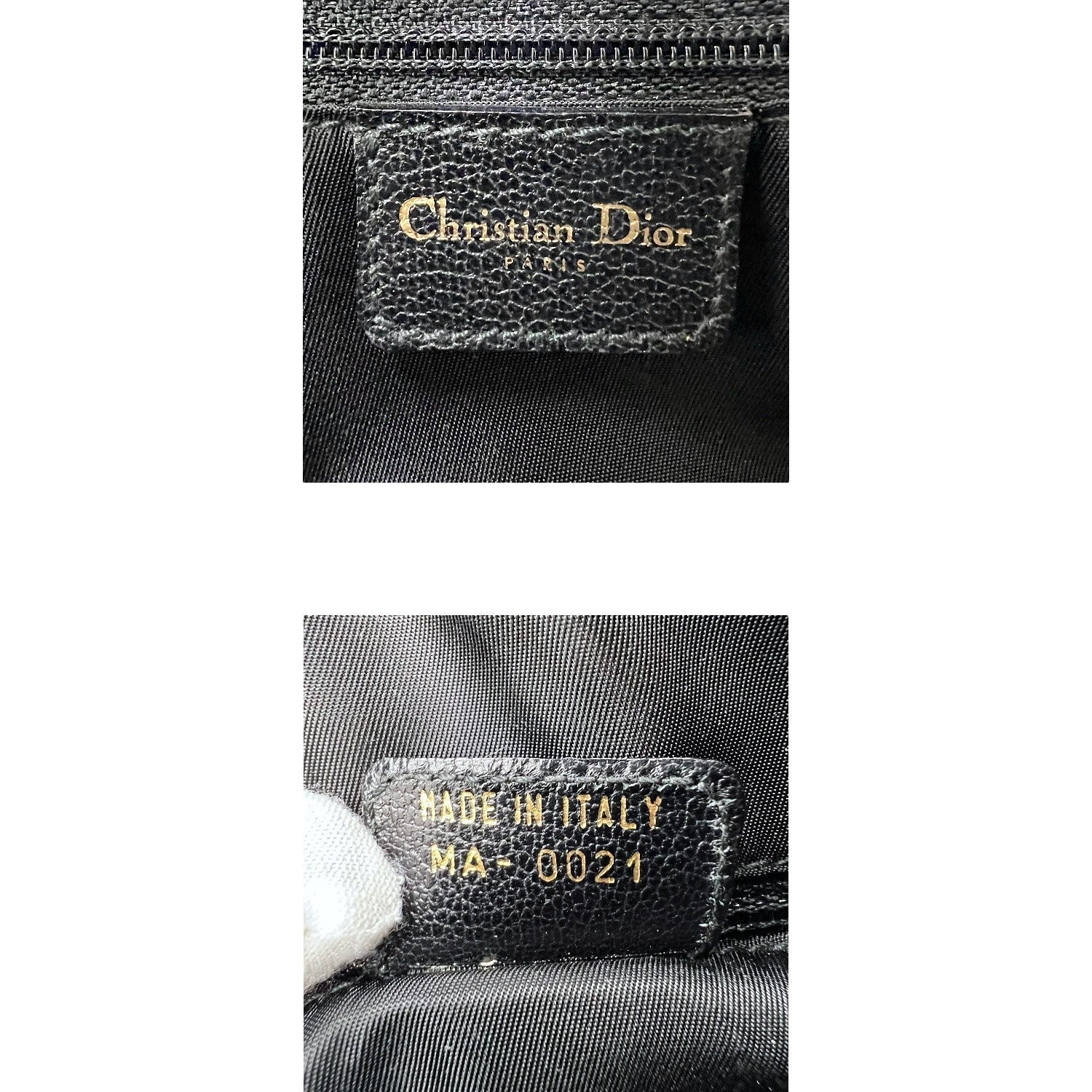 Christian Dior Vintage Double Saddle Mini Bowler Bag