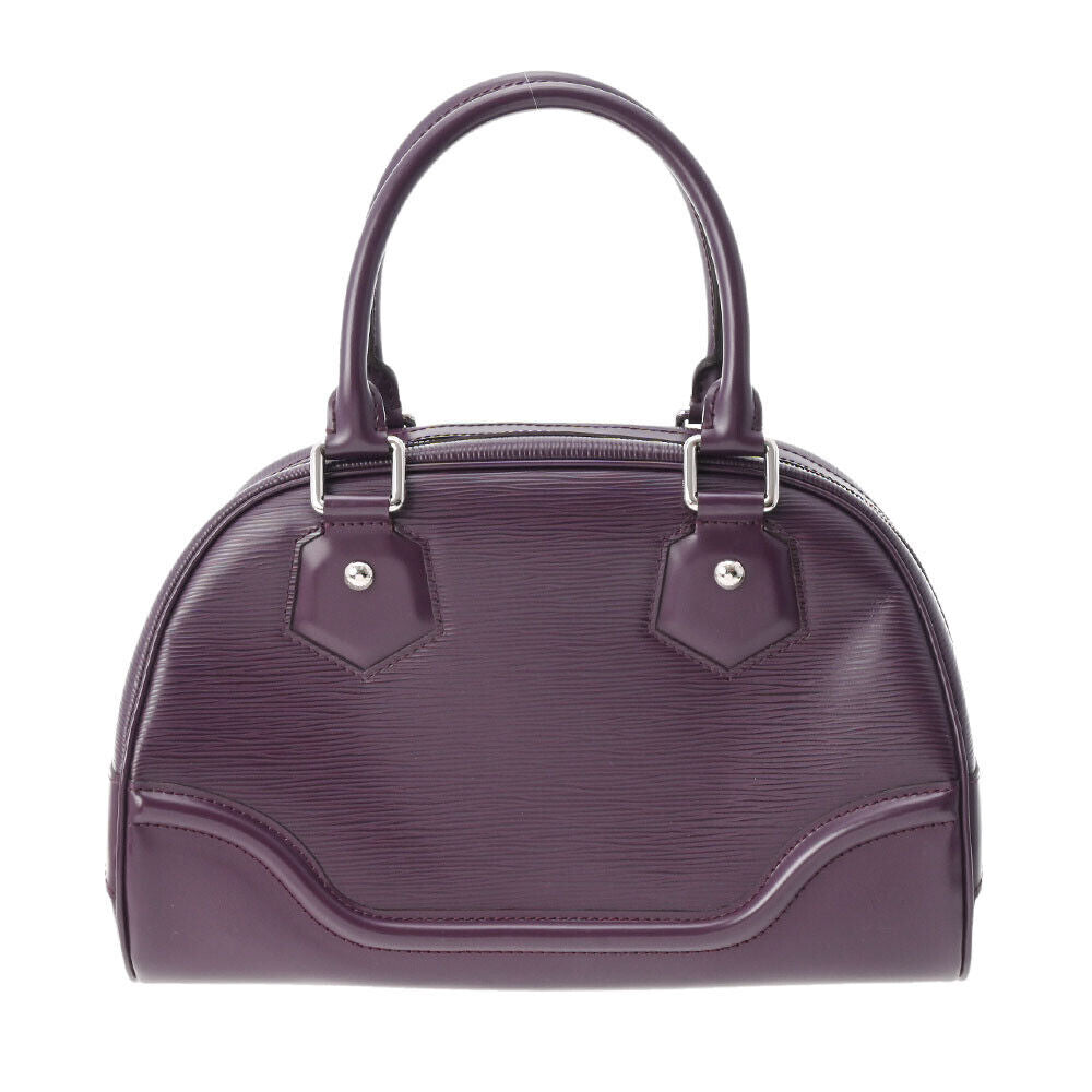 Louis Vuitton Purple Leather Bowling handbag bag