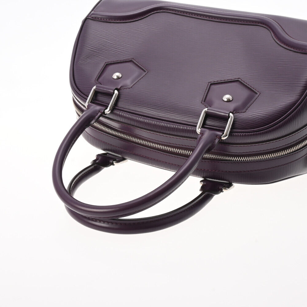 Louis Vuitton Purple Leather Bowling handbag bag