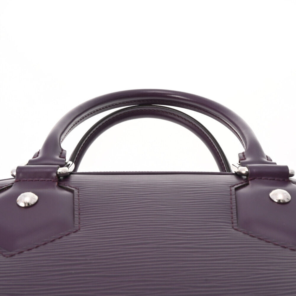 Louis Vuitton Purple Leather Bowling handbag bag