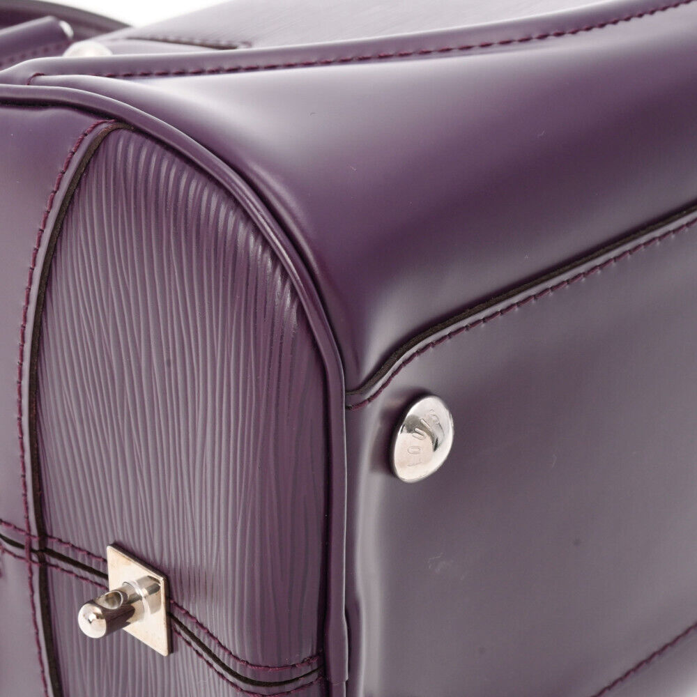 Louis Vuitton Purple Leather Bowling handbag bag