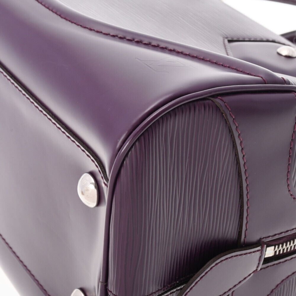 Louis Vuitton Purple Leather Bowling handbag bag