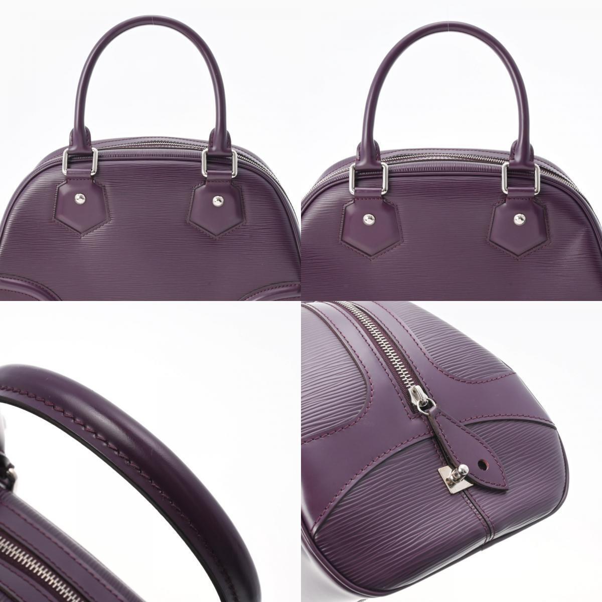 Louis Vuitton Purple Leather Bowling handbag bag