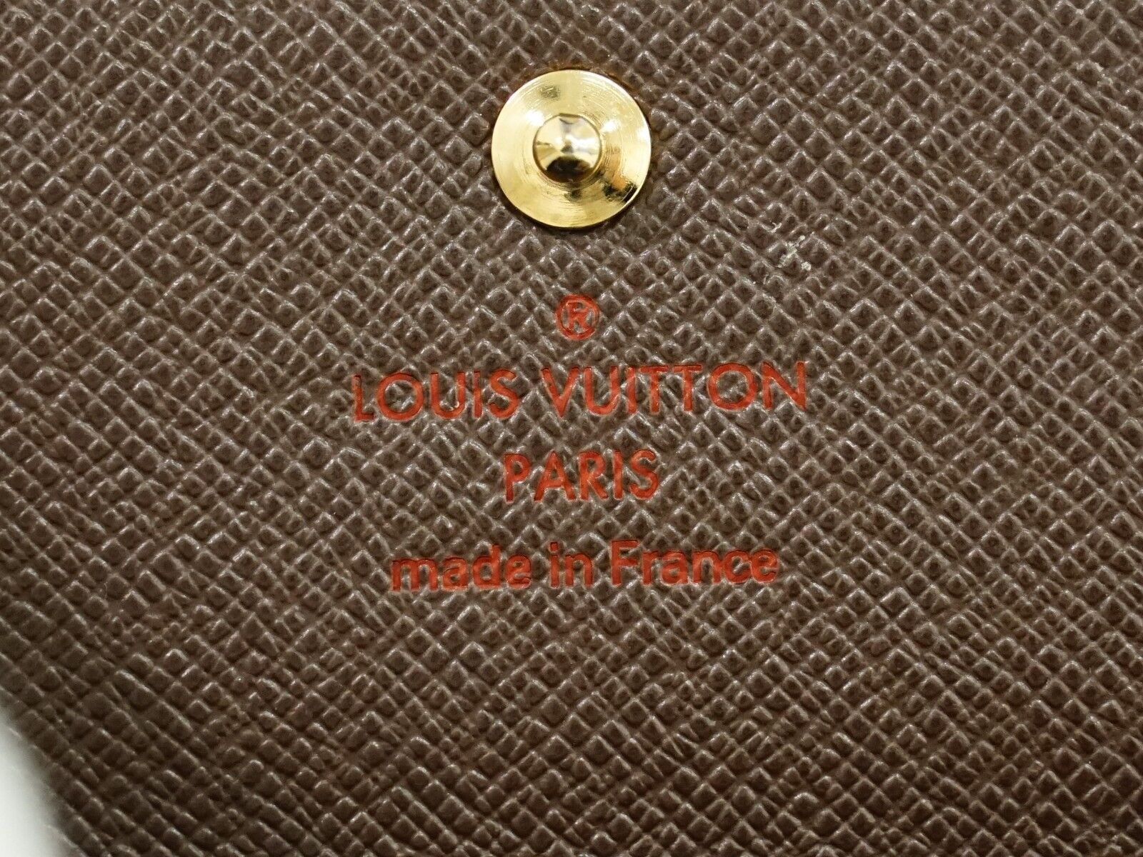Louis Vuitton Brown Canvas Portefeuille Elise wallet accessories