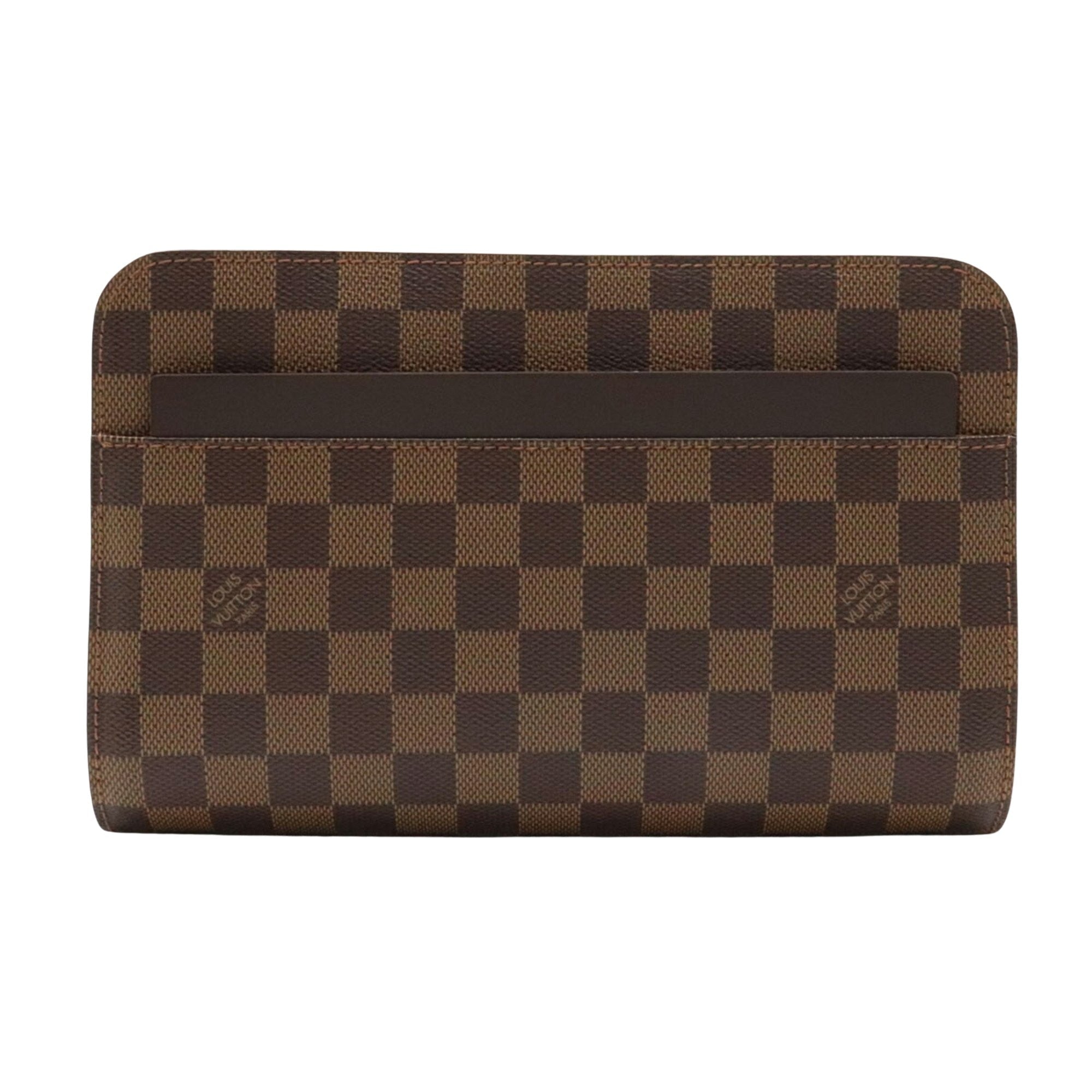 Louis Vuitton Brown Canvas Saint Louis clutch bag