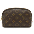 Louis Vuitton Brown Canvas Cosmetic pouch clutch bag