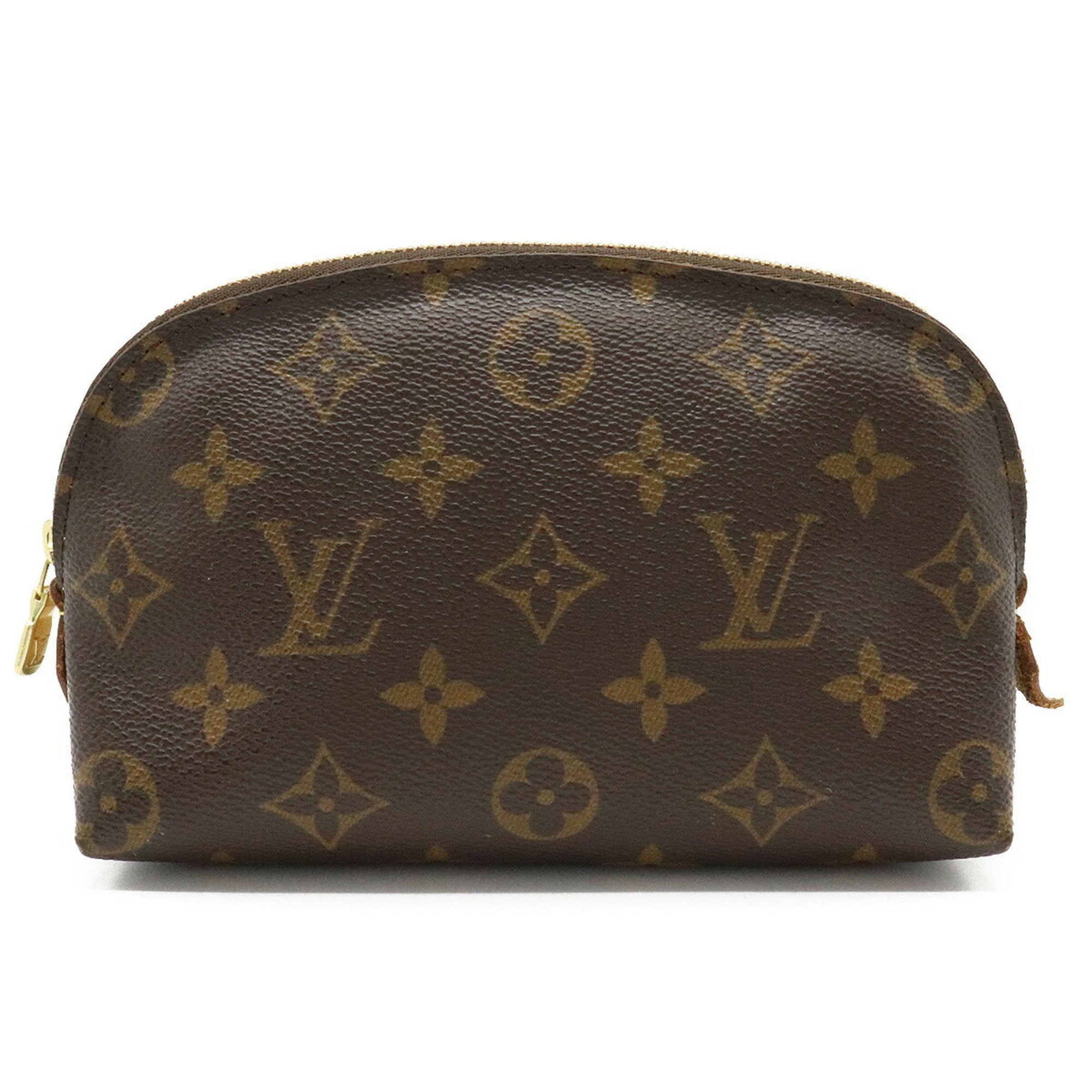 Louis Vuitton Brown Canvas Cosmetic pouch clutch bag